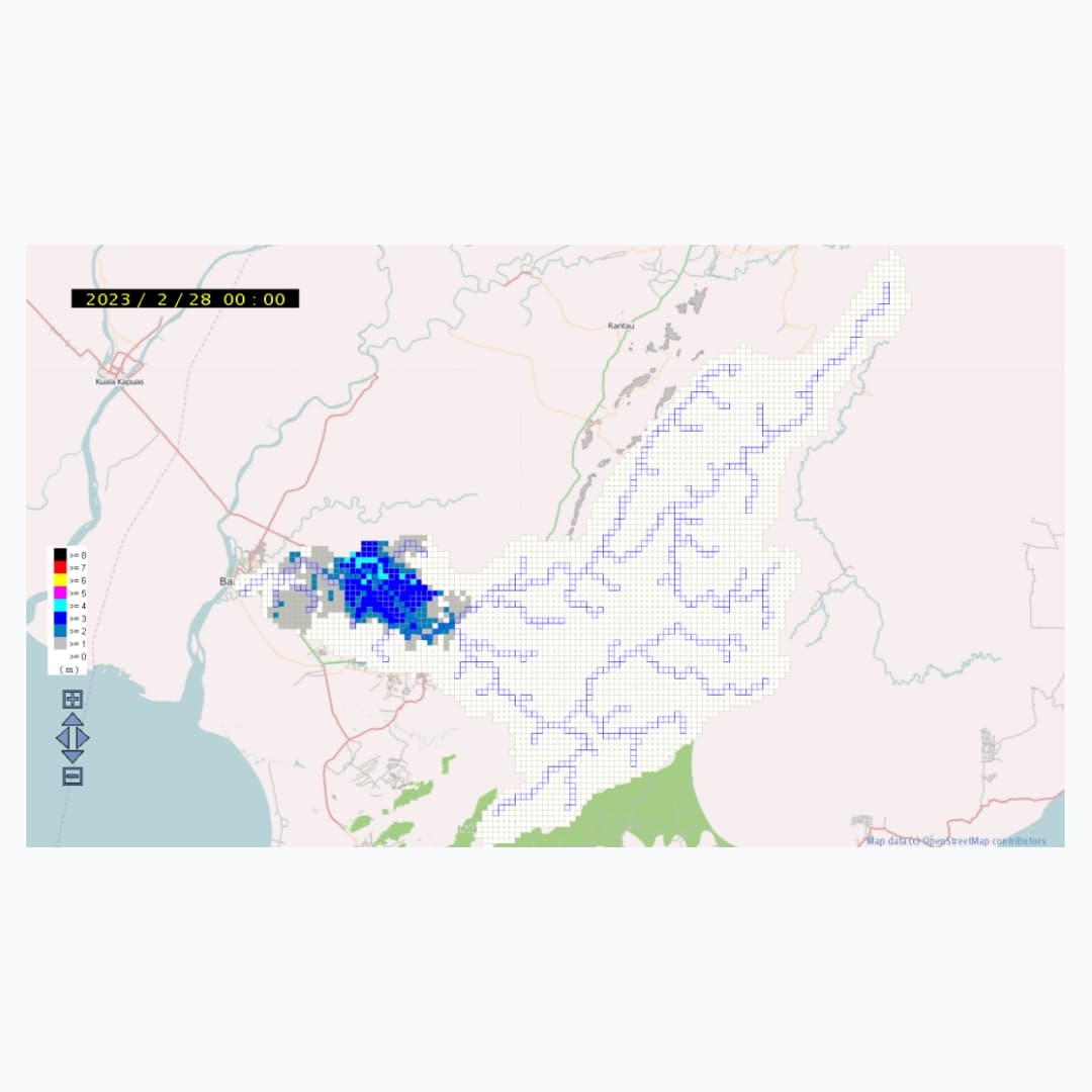 RRI Model Flood Simulation
